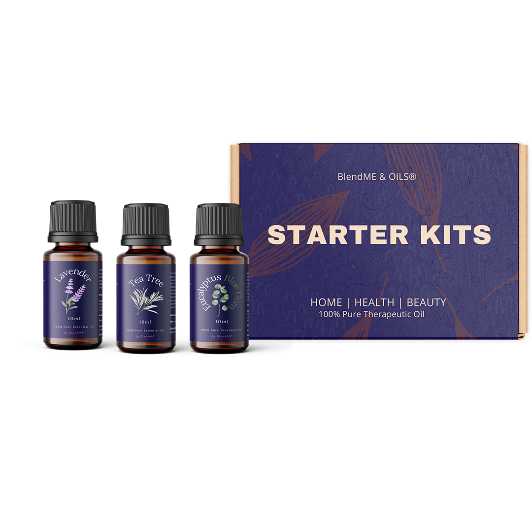 lavender eucalyptus tea tree blend Essential Oil Starter Kits Set 10ml - Lavender, Tea Tree, Eucalyptus