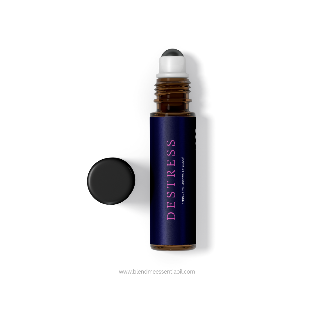 Destress Roll On 10ml | Daily Essential Oil Blend for Stress Relief ...
