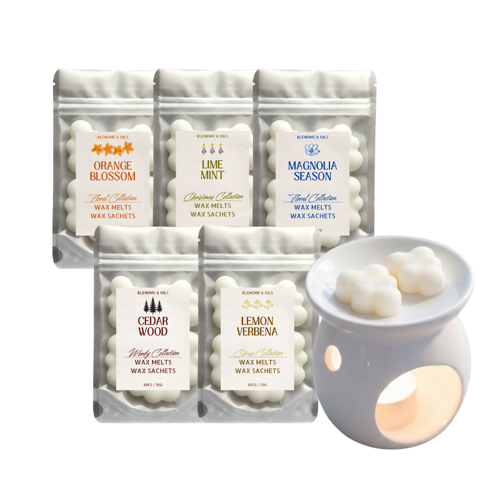2-in-1 Soy Wax Melts & Solid Air Freshener (Room, Wardrobe & Car)