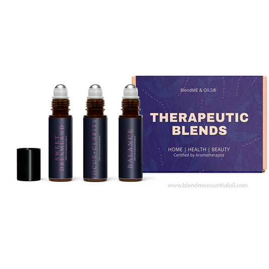 Aromatherapist's Essential Oil Roller Blends Set 10ml (Pre-diluted)
