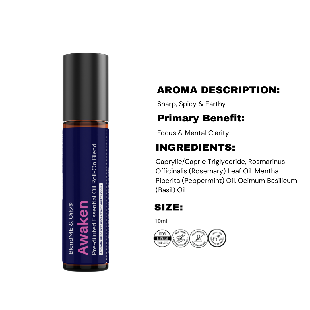 Awaken Essential Oil Roll On Blend 10ml