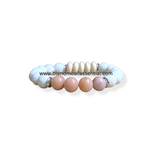 Aromatherapy Diffuser Bracelets (Volcanic Rock + Aventurine + Wood Beads)