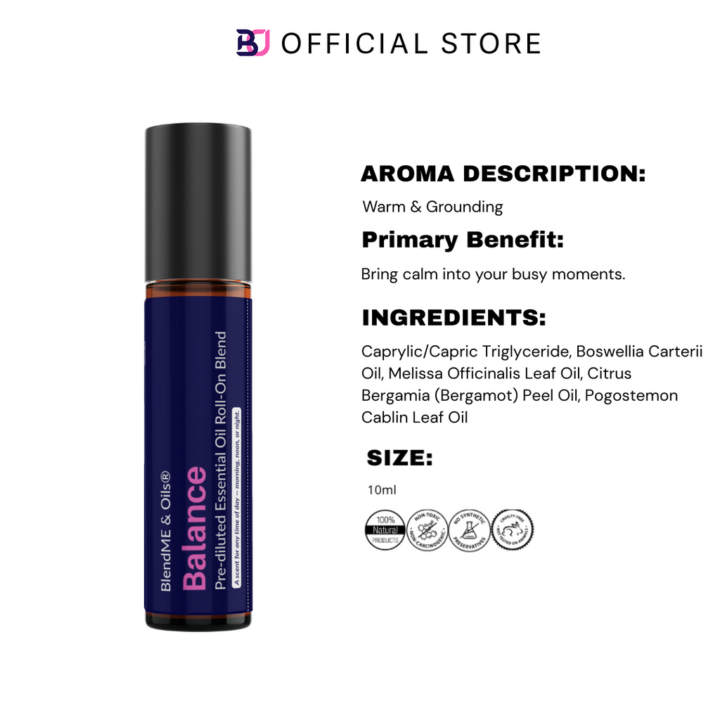 Balance Essential Oil Roll On Blend 10ml