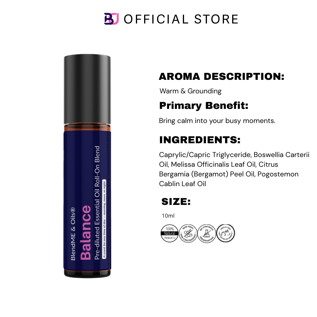 Balance Essential Oil Roll On Blend 10ml