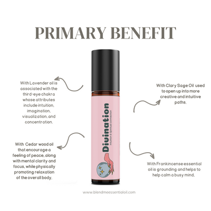 Divination Essential Oil Roll On Blend 10ml 占卜滚轮精油