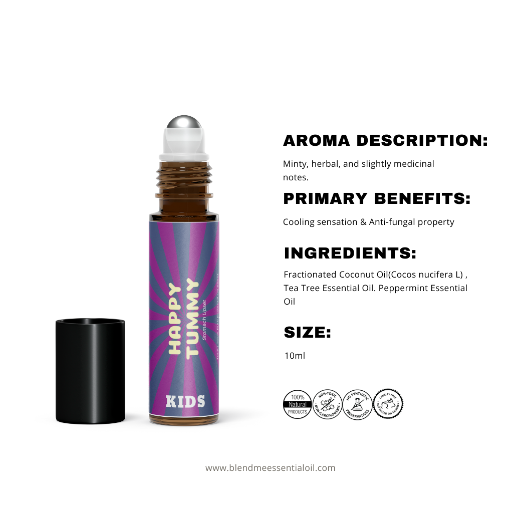 Happy Tummy Essential Oil Roll On Blend 10ml 儿童滚轮精油