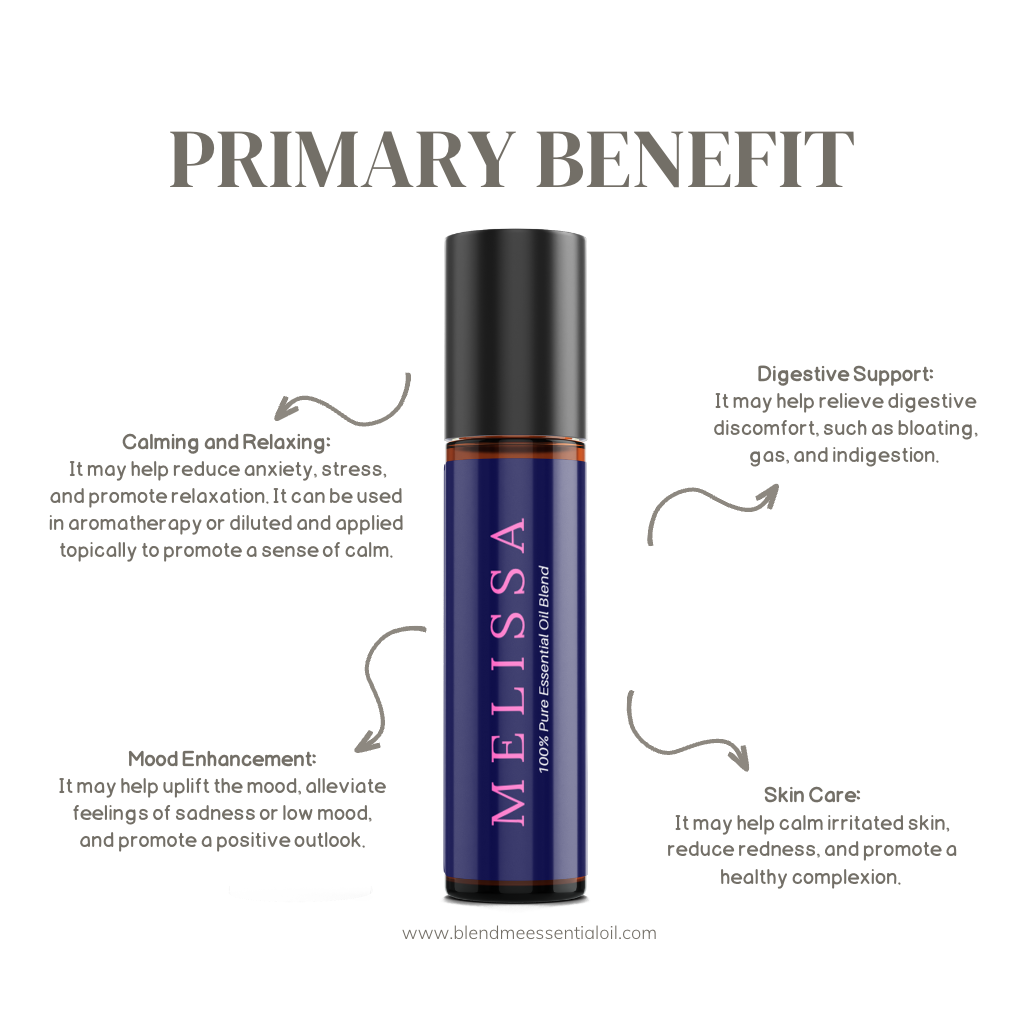 Melissa Essential Oil Roll On Blend 10ml