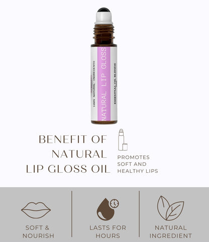 Lip Gloss Essential Oil Roll On Blend 10ml 天然精油护唇油