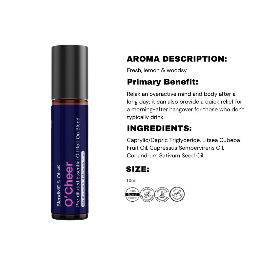 O'Cheer Essential Oil Roll On Blend 10ml