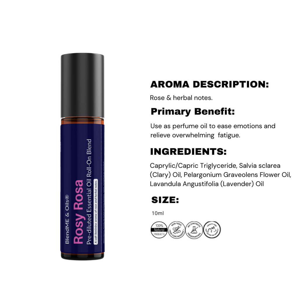 Rosy Rosa Essential Oil Roll On Blend 10ml