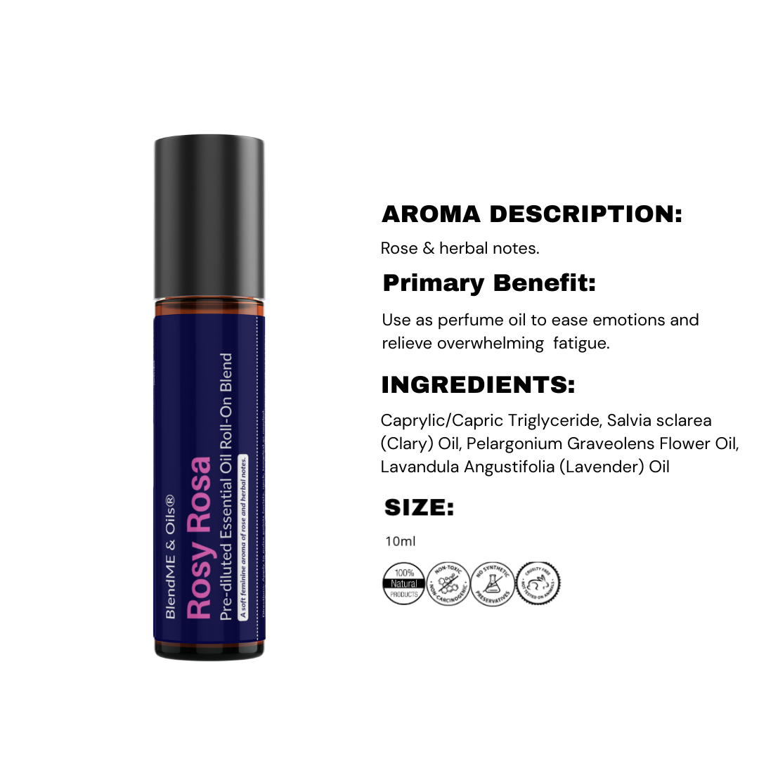 Rosy Rosa Essential Oil Roll On Blend 10ml
