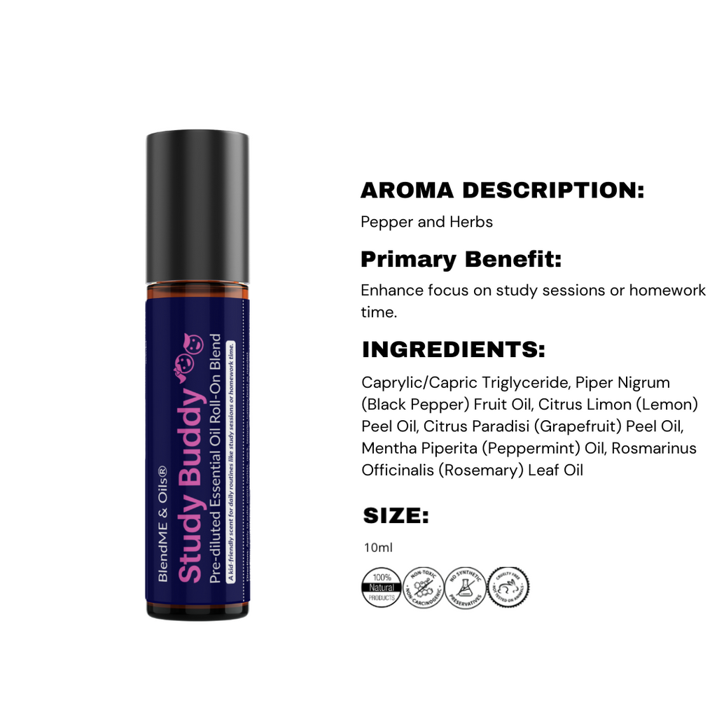 Study Buddy Essential Oil Roll On Blend 10ml