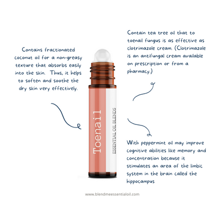 Toenail Care Essential Oil Roll On Blends 10ml