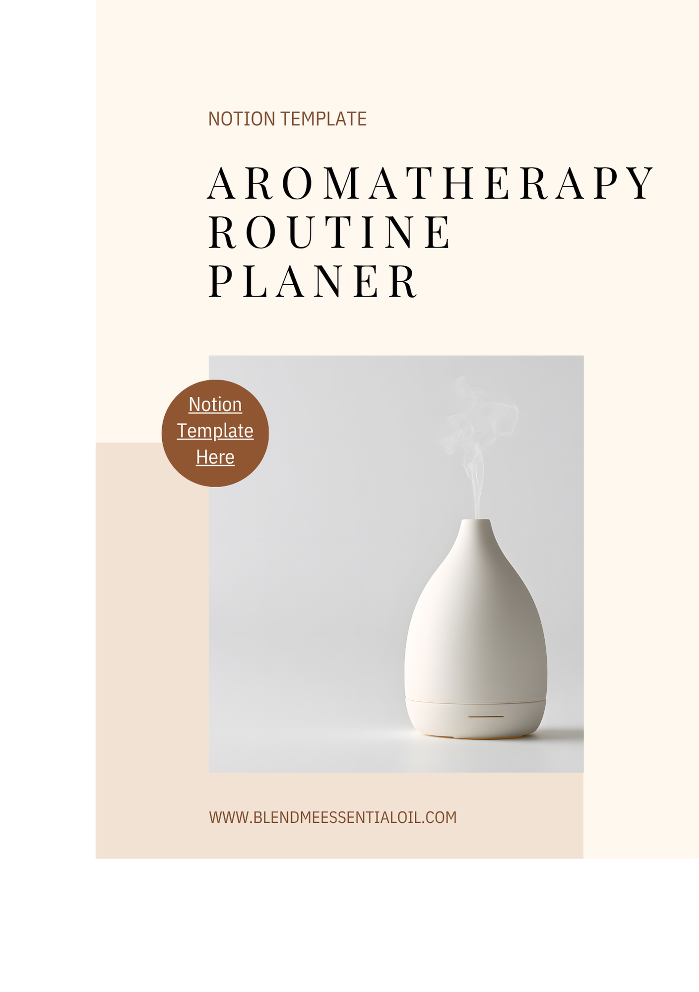 Aromatherapy Routine Organizer | Notion Template for Essential Oils, Blend Recipes & Mood Tracking