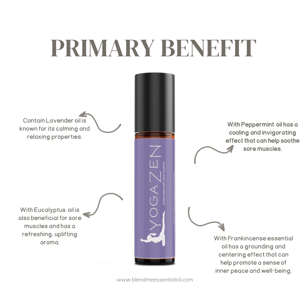 Yoga Zen Essential Oil Roll On Blends 10ml