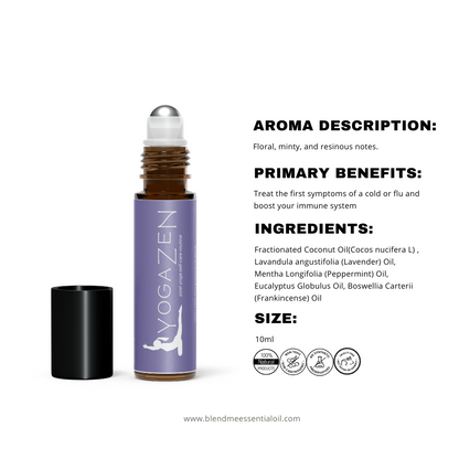 Yoga Zen Essential Oil Roll On Blends 10ml