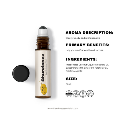 Abundance Essential Oil Roll On Blend 10ml 吸引财富 & 平安喜乐