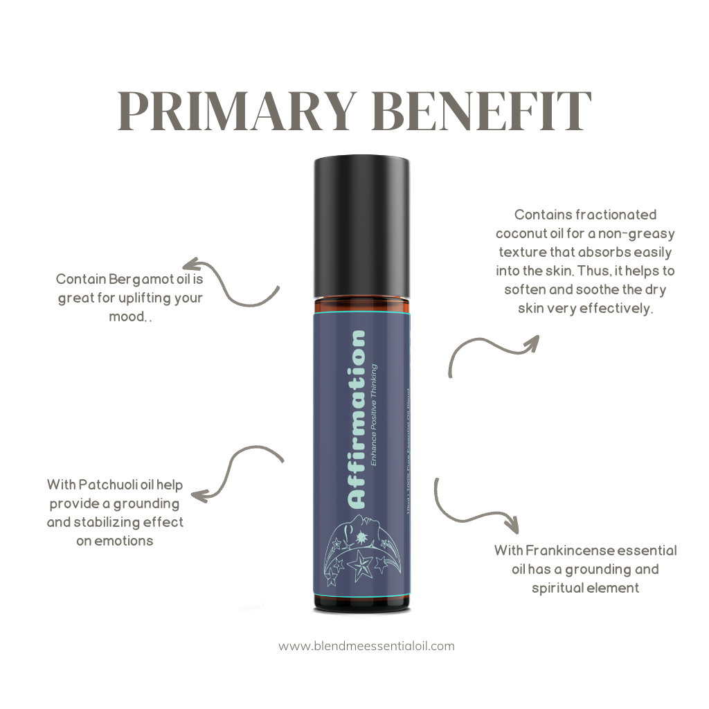 Affirmation Essential Oil Roll On Blends 10ml