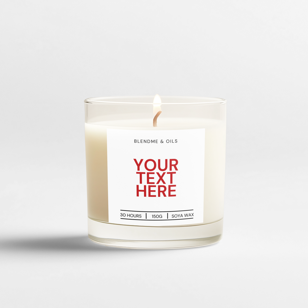 "Say Anything" Candle – Custom Text Label Candle (150g)