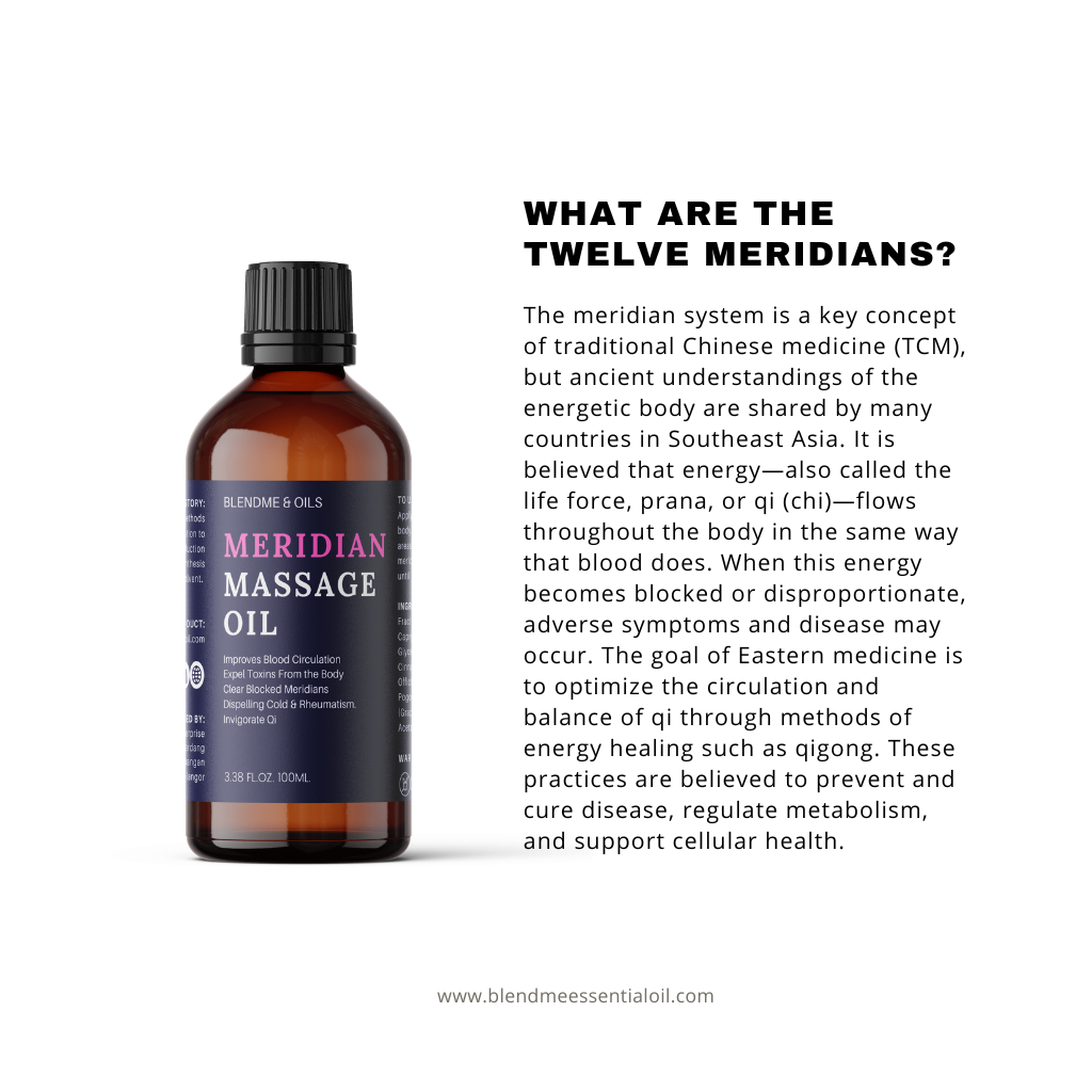 Meridian Body Massage Oil 100ml