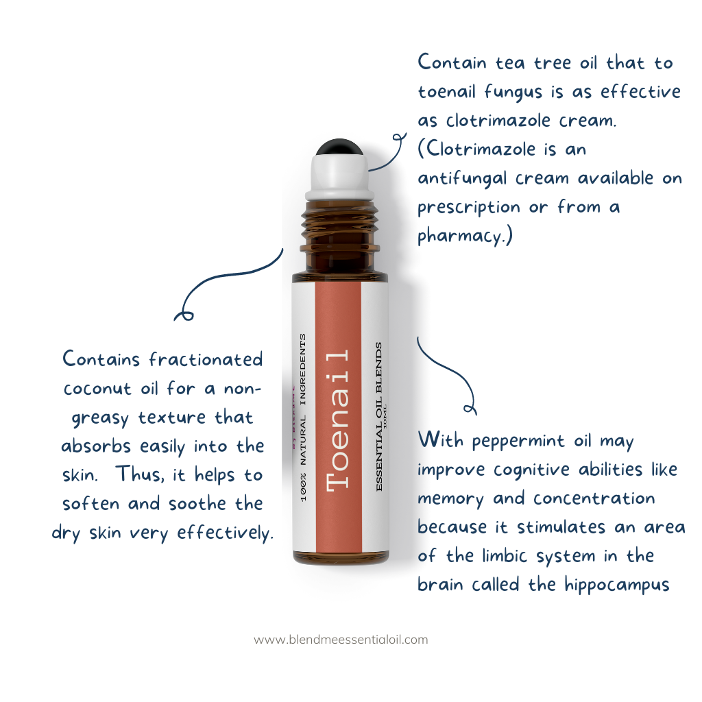 Toenail Care Essential Oil Roll On Blends 10ml