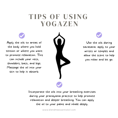 Yoga Zen Essential Oil Roll On Blends 10ml